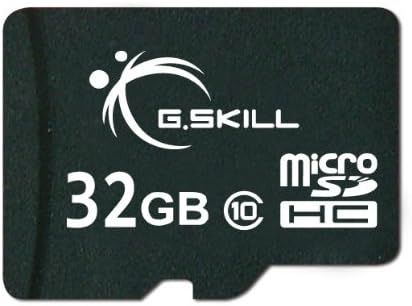 Флаш карта G. Skill 32GB Class 10 microSDHC с адаптер SD (FF-TSDG32GA-C10)