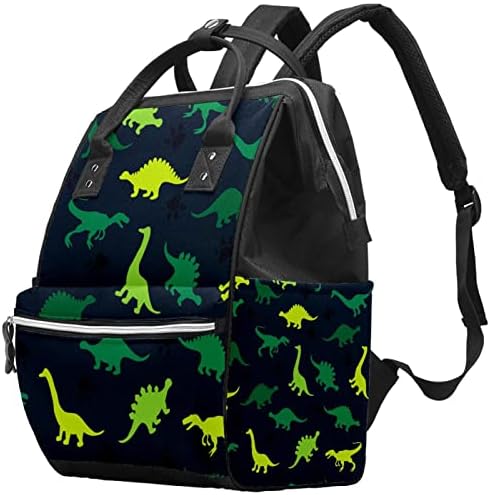 Раница-чанта за Памперси VBFOFBV, Многофункционални Преносими Пътни Чанти за Жени и Мъже, Мультяшное Животно Бухал Нощ