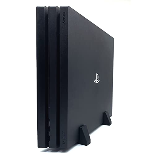 Вертикална поставка за PS4 Pro, Playstation 4 Pro, Силиконови Крачета, Стабилна Поставка за мишка, Нескользящая, Достатъчно пространство за охлаждане, Черна
