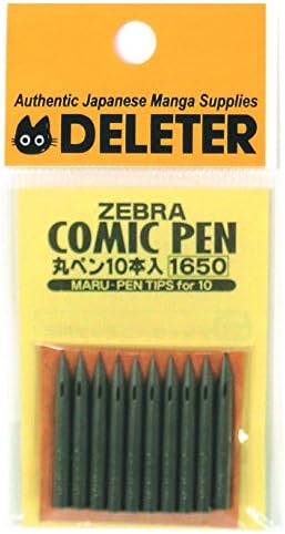 Кръгла дръжка с комиксами Delita Zebra (опаковка от 10 броя)