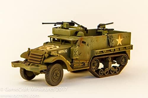 Комплект пластмасови модели Болт Action M3A1 Halftrack 1:56 Втората световна война За военни Wargaming