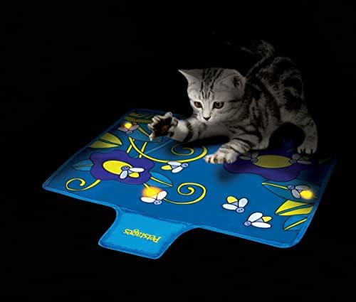 Нощен Интерактивна Тиха Играчка за Котки Petstages, Светлинен Мат-Огън