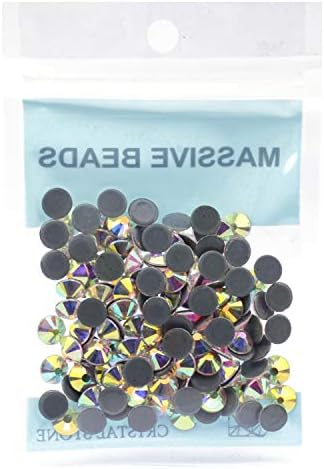 144 бр. за Коригиране на Качеството на Кристални Кристали Flatback маникюр Изберете цвят (Crystal AB, 40ss 144 бр.)