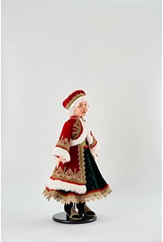 Кукла Katherine's Collection 2022 с декорации в навечерието на Коледа (Бяла), 24 инча