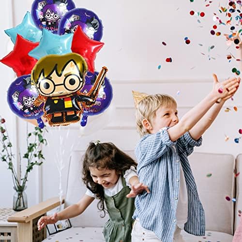 Аксесоари за магически партита - iftnotea 5 бр. комплект магически балони, украса за тематични партита Магьосник- магьосникът,