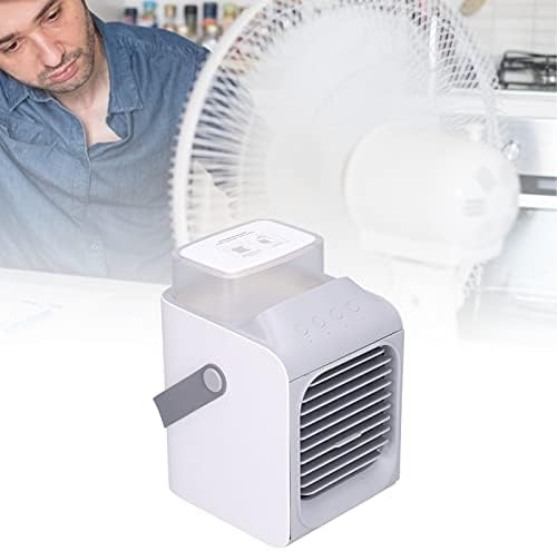 Охлаждащ вентилатор, преносим охладител на въздуха за зареждане чрез USB 350 мл с ночником за дома