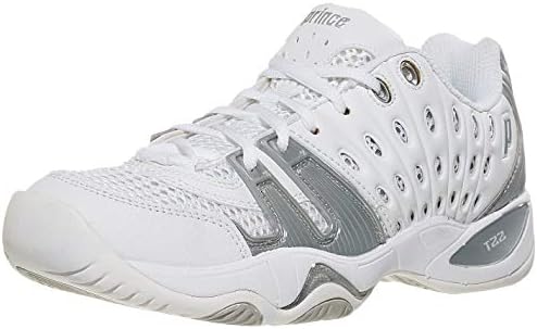 Женски обувки Prince T22 Бял/сребрист цвят