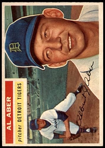 1956 Topps # 317 Ал Aber Детройт Тайгърс (Бейзболна картичка) EX/MT Тайгърс