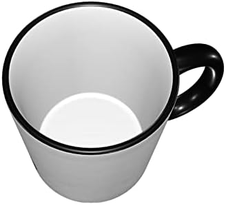 mfydjir Зебра Черен, Бял Цвят на 12 Унции Чаши за Кафе Забавно Керамична Чаша за Жени, Мъже Чай, Какао Възрастни Приятелите
