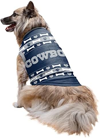 NFL Dallas Cowboys Pet Dog Лек Пуловер Размер Пуловери Малък