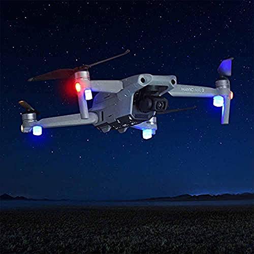 4 БР. Светлините на Дрона Led Светкавица за Нощно Летене Навигационна Лампа за DJI FPV Drone Mavic Mini/Mavic Air 2/Mini