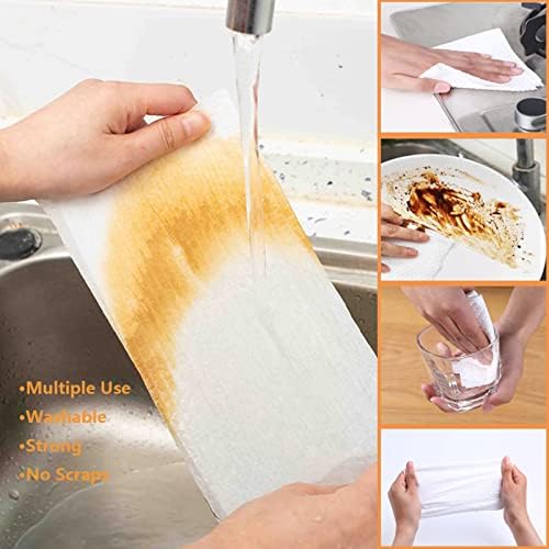 За многократна употреба Парцали за хартиени кърпи, Миещи Хартиени кърпички за миене на чинии, почистване на маси,