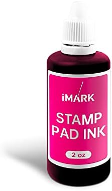 Мастило iMARK Premium Зареждане за Самозалепващи марки, Датеров и штемпельных подложки (2 унции черни)