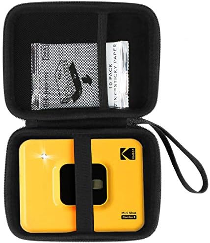 Aenllosi Твърд Калъф за Носене за Подмяна на Kodak Mini 3 Ретро/Абсолютно Нов Мини 3 Кв. Instagram Размер Bluetooth Преносим