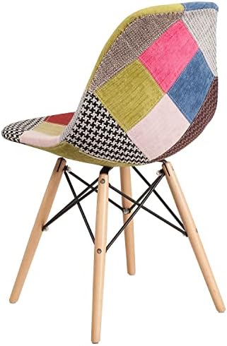 Стол от милански налита на бой тъкан серия Flash Furniture Elon с дървени крака