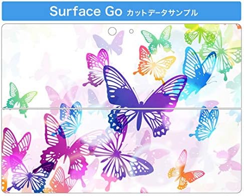 стикер igsticker за Microsoft Surface Go/Go 2, Ультратонкая Защитен Стикер за тялото, Скинове 008073, Цветна Розова