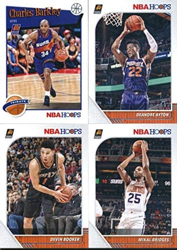 2019-20 Панини НБА Хупс на Финикс Сънс, Определени от 9 картони: Девин Букър (#149), Деандре Айтон (#150), Микал Бриджис (#153), Тайлър Джонсън (#155), Кели Убре-младши (#156), Рики Руби?