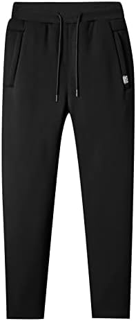 Dudubaby Мъжки Памучни Панталони От Топъл Отвътре, Спортни Панталони Големи Размери, Плюш Сгъстено Панталон С Памучна