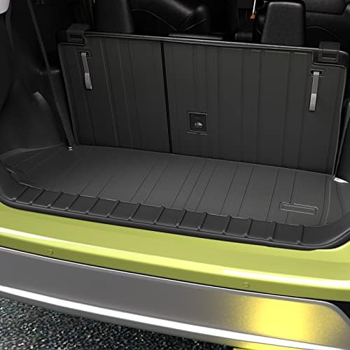 xipoqix Подходящ за Toyota Highlander 2020-2023 Подложка за багажника TPE Карго подложка за 2020 2021 2022 Аксесоари на Toyota Highlander (Не са подходящи за модели с субуфер) (Подложка за багажник?