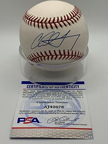 Чад Трейси Аризона Даймондбэкс Подписа Автограф Официален Представител на OMLB Baseball PSA ДНК - Бейзболни топки С Автографи
