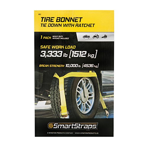 SMARTSTRAPS 850 Жълт Колан за закрепване на Капака гуми с Товароподемност 10 000 лири
