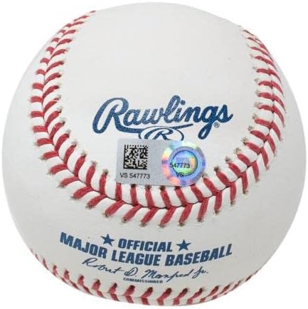 Майк Пъстърва Подписа Angels MLB Бейзбол Надпис The Kid с Голограммой MLB в Калъф - Бейзболни Топки с Автографи