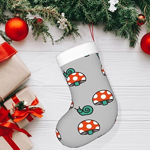 Коледни Чорапи Augenstern, Любител На Гъбични Охлюви, Двустранни Окачени Чорапи За Камината