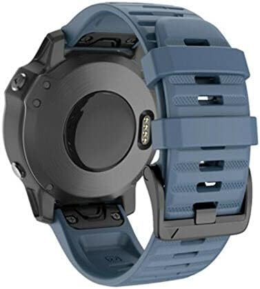 HAZELS Силикон быстросъемный каишка за часовник Garmin Fenix 7X7 7S Watch Easyfit Каишка на китката, за часа