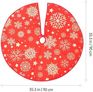 Cabilock Начало Декор Пола под формата на Снежинки върху Коледна Елха Пола във вид на Снежна коледна Елха подови Настилки Празнични Украси Вечерни Украса Под Коледна Е