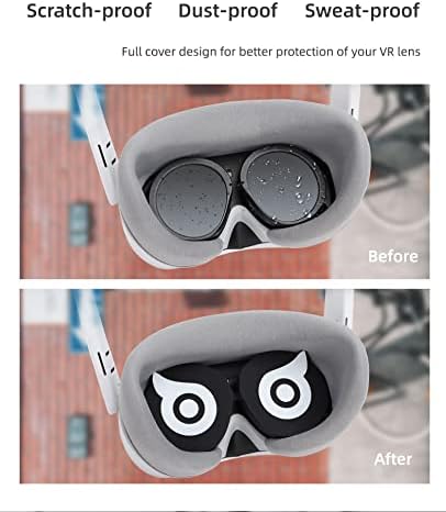 Защитна капачка за обектив, Съвместима с очила за виртуална реалност PICO 4, Устойчиво на надраскване Защитна капачка