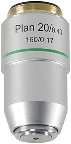 Комплект аксесоари за микроскоп за Възрастни RMS Резба 160/0,17 4X, 10X 20X 40X 100X 60X План на обектива биологичен
