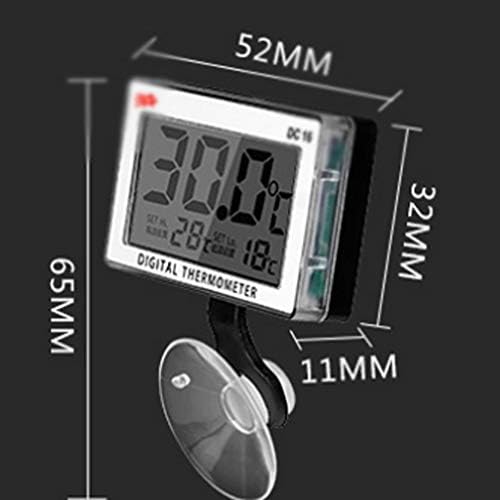 WSZJJ Аквариумный Термометър Дигитален Термометър за Аквариум с Голям LCD дисплей, Приклеивающийся до Аквариуму Монитор,