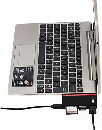 Navitech 2 в 1 Лаптоп /Таблет USB 3.0/2.0 на Адаптер-hub /Вход Micro USB устройство за четене на карти SD/Micro SD слот, Съвместим с лаптоп Lenovo Yoga Slim 7i Pro 14