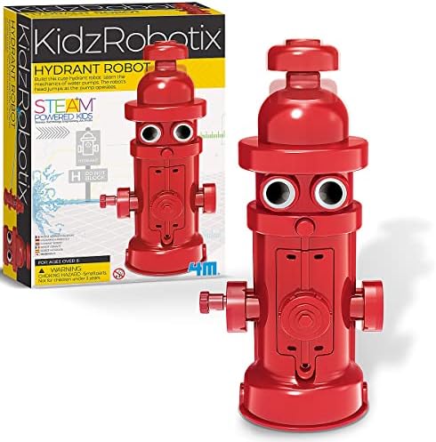 KidzRobotix | Робот-Гидрант | Направи Хубав Робот-Гидранта | Разглеждане на механизма на Водни помпи | за деца