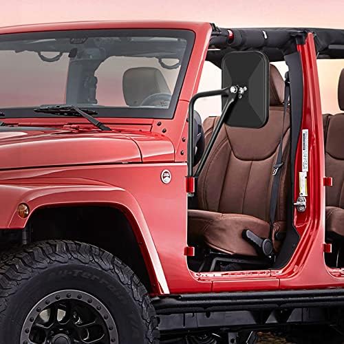 Огледала Jeep Zmoon, Сгъваеми Огледала за Jeep Wrangler CJ YJ TJ JK JL & Unlimited, Огледало за бърза настройка на Входовете