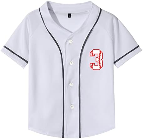 Yuji Итадори / Тениска за Рожден Ден, За Малко момче, Бейзболна Майк, Бебешки Дрехи, Тениски за Рожден Ден, за 2-ри, 3-ти, 4-те години