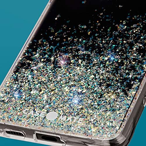 Калъф-Mate - Блестящо Омбре - Калъф за Samsung Galaxy S21 Plus 5G - Елементи от блестящи фолио - Защита от падане на 10