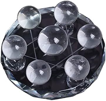 ACINRA Crystal Stone Натурален Прозрачен Кварцов Кристална Топка Украса на Стаята седемте Звезди