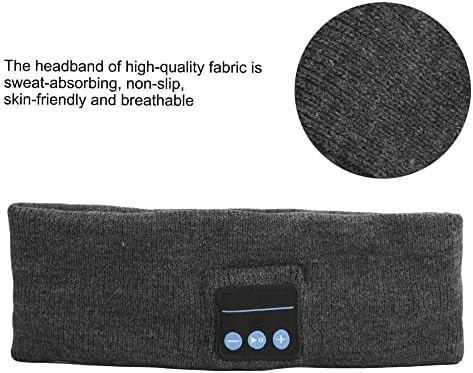 Слушалки с Bluetooth-превръзка 2 в 1 Безжични превръзки за спорт и сън, с меки тонколони за фитнес