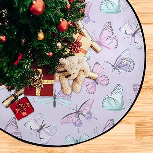 Подложка за Коледно xigua, Ретро Кръгла Подложка във формата на Пеперуда, за Коледната Декорация, празнична