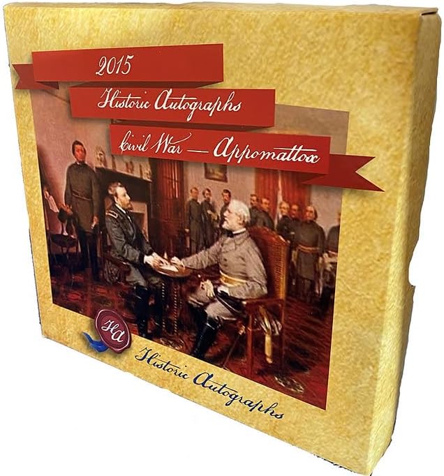 2015 Исторически Автографи на Гражданската война Appomattox - Фабрика колекция от 50 Картички