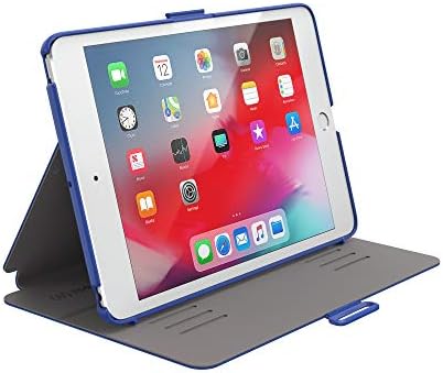 Калъф и поставка Speck Products BalanceFolio за iPad Mini (2019) (също така е подходящ за iPad Mini 4), светло синьо-blue/Пепеляво-сив