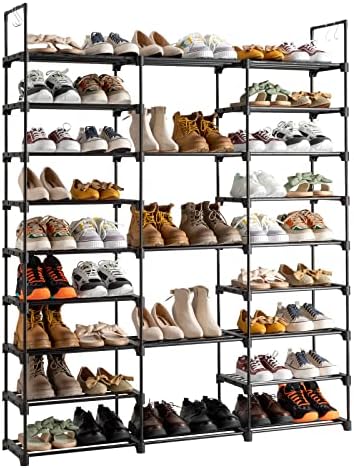 9-Различен Органайзер За съхранение на обувки, Организатор и за рафтове за обувки в коридора, Настанява 50-55 Чифта Обувки