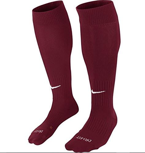 Футболен чорап Nike Classic II с подплата в долната част на краката, Прилеп, Червен /Бял, Смесен