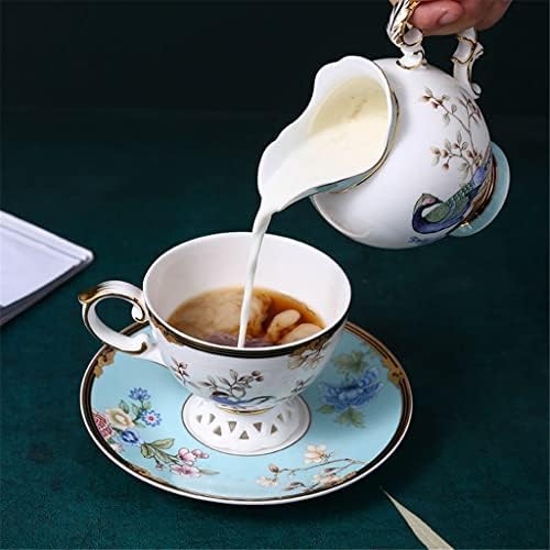 DNATS Чай за Следобеден чай в Китайски Стил, Чайник, Национален Набор от фън шуй, Набор от Кафе Чаши от Костен Порцелан