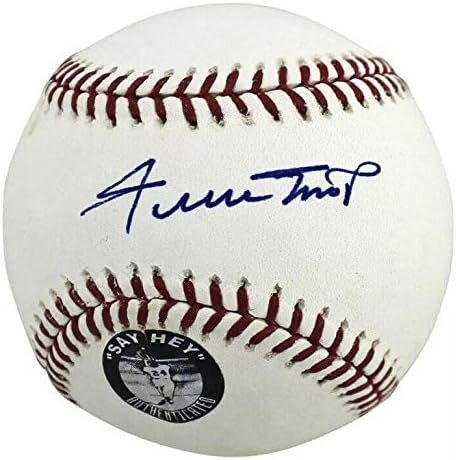 Уили Мейс Подписа Бейзболни Фанатици Автентични FA006057 San Francisco Giants - Бейзболни топки С Автографи