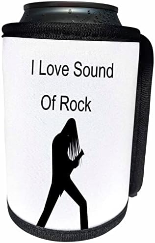 Триизмерно думи Love Sound Of Rock плейър Long. - Опаковки за бутилки-охладители (cc-364030-1)