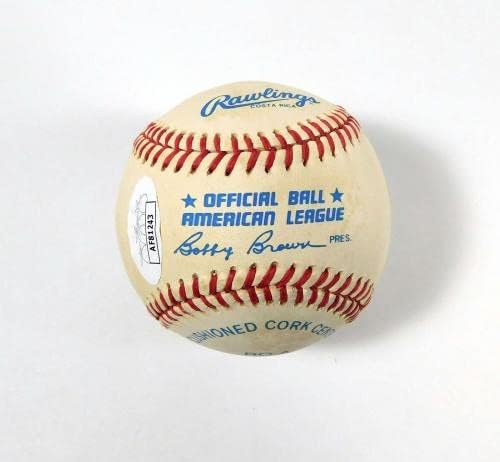 Джордж Келл Подписа Официален OAL Baseball JSA Auto DA054875 - Бейзболни Топки С Автографи