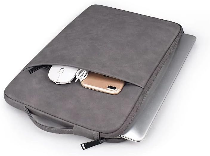 YEBDD Преносима чанта за лаптоп от изкуствена кожа с ръкав за лаптоп 13,3 14 15,6 инча Жените (Цвят: D, размер: 14.1 инча)