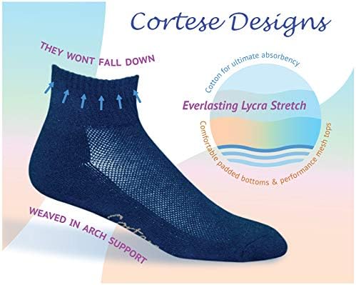 Дамски спортни-Комфортни Чорапи Cortese Designs С Описание на Тениса